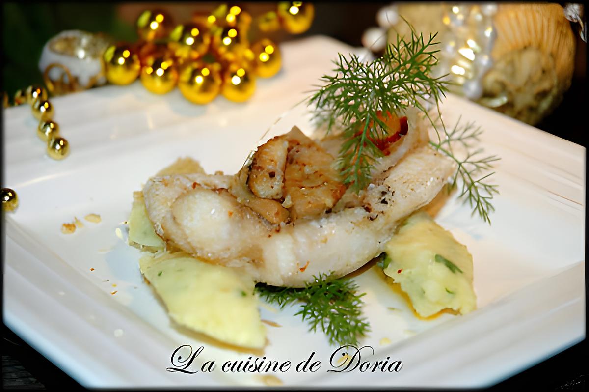 recette Lotte de Noël et sa purée de panais