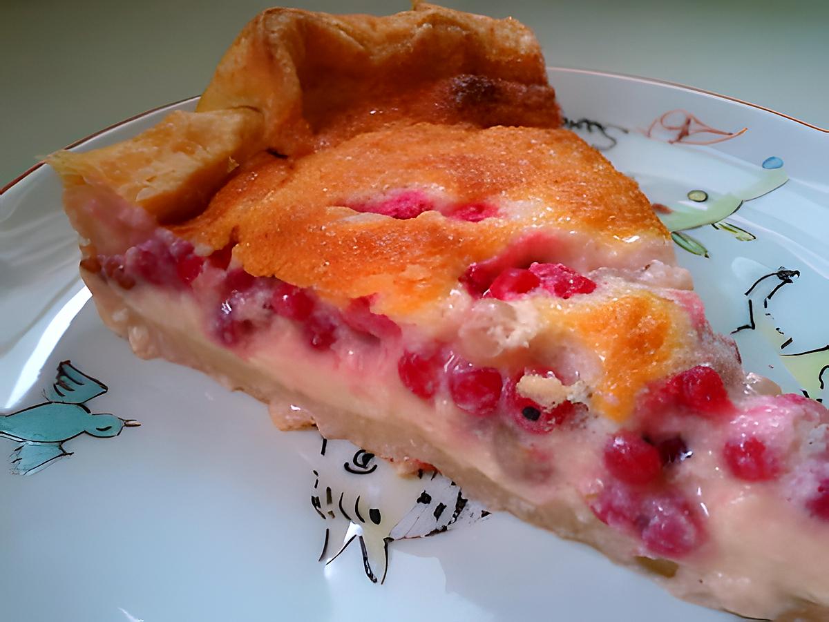 recette Tarte aux groseilles