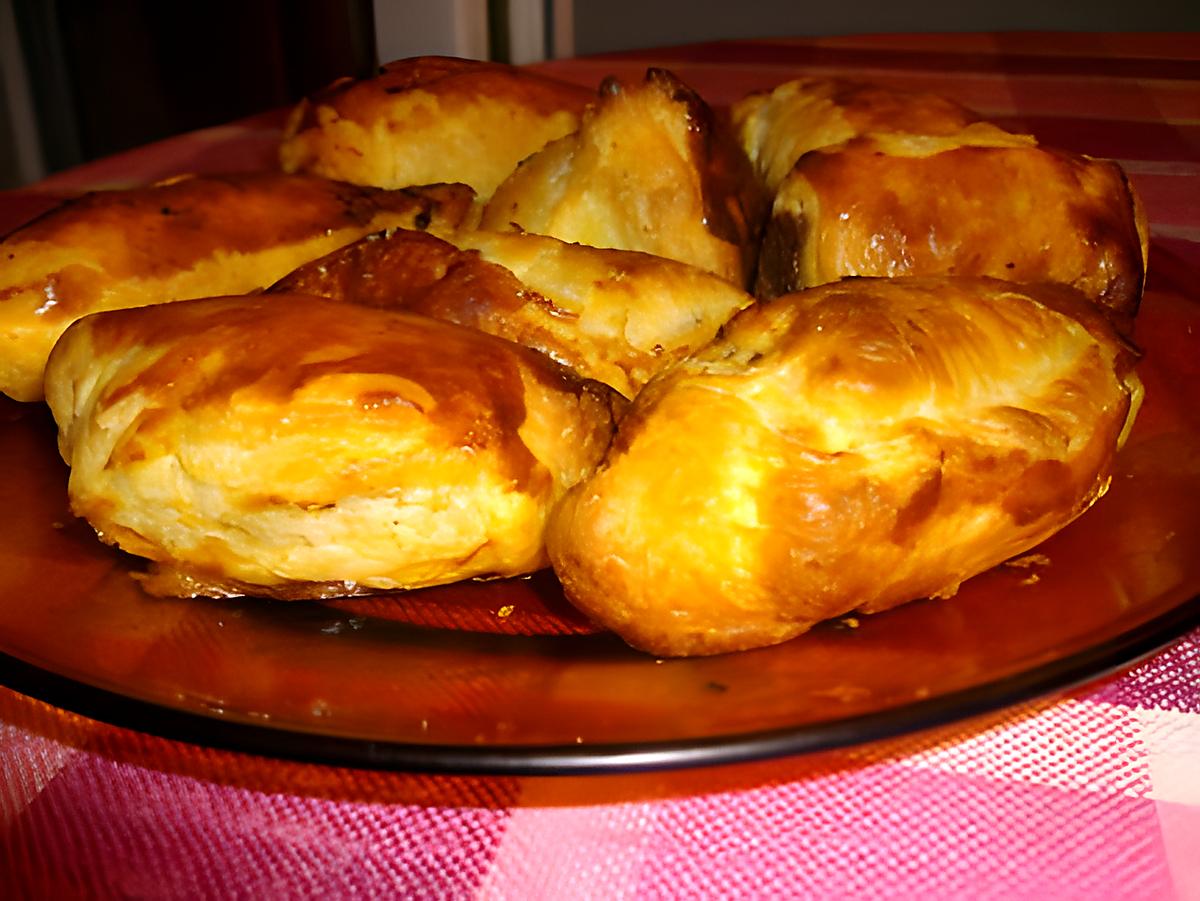 recette Petits feuilletés au chocolat.