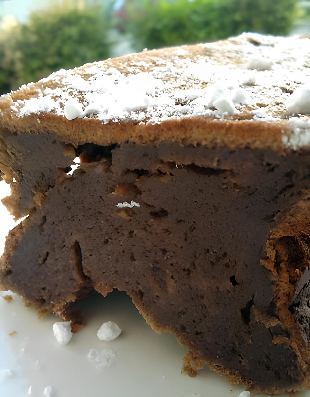 recette Fondant italien au chocolat au lait et mascarpone de mon chéri