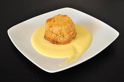 recette Molotof, soufflé au caramel avec crème anglaise