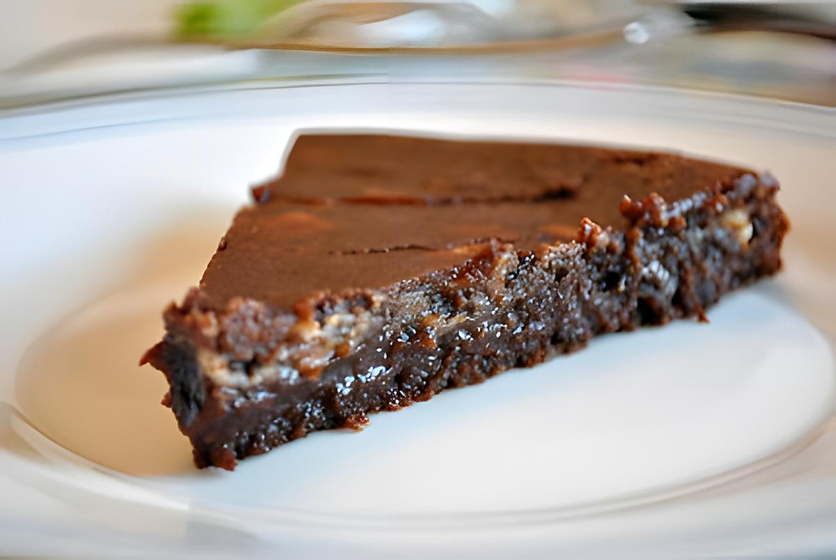 recette Brownie fondant aux trois chocolats