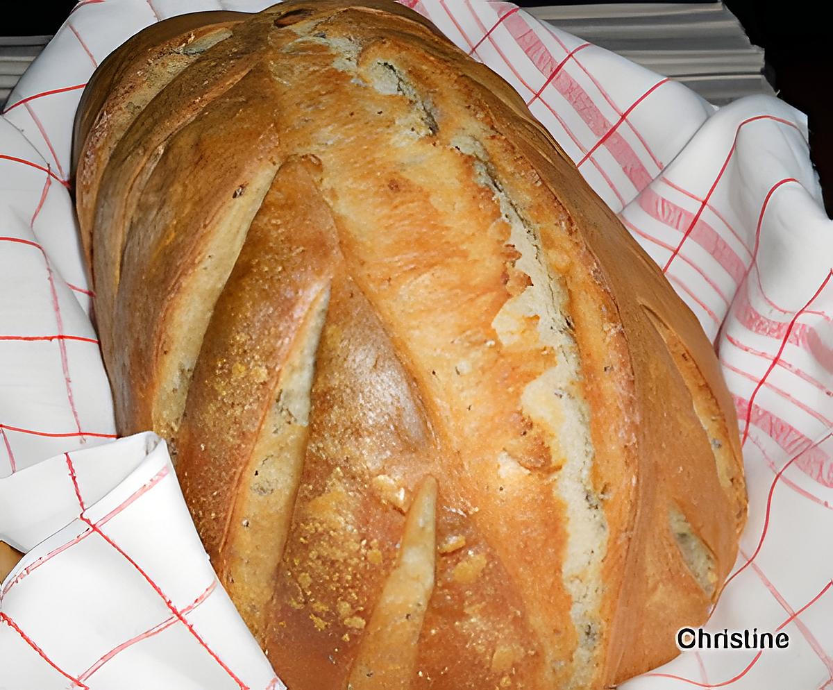 recette Pain au levain seigle et céréales