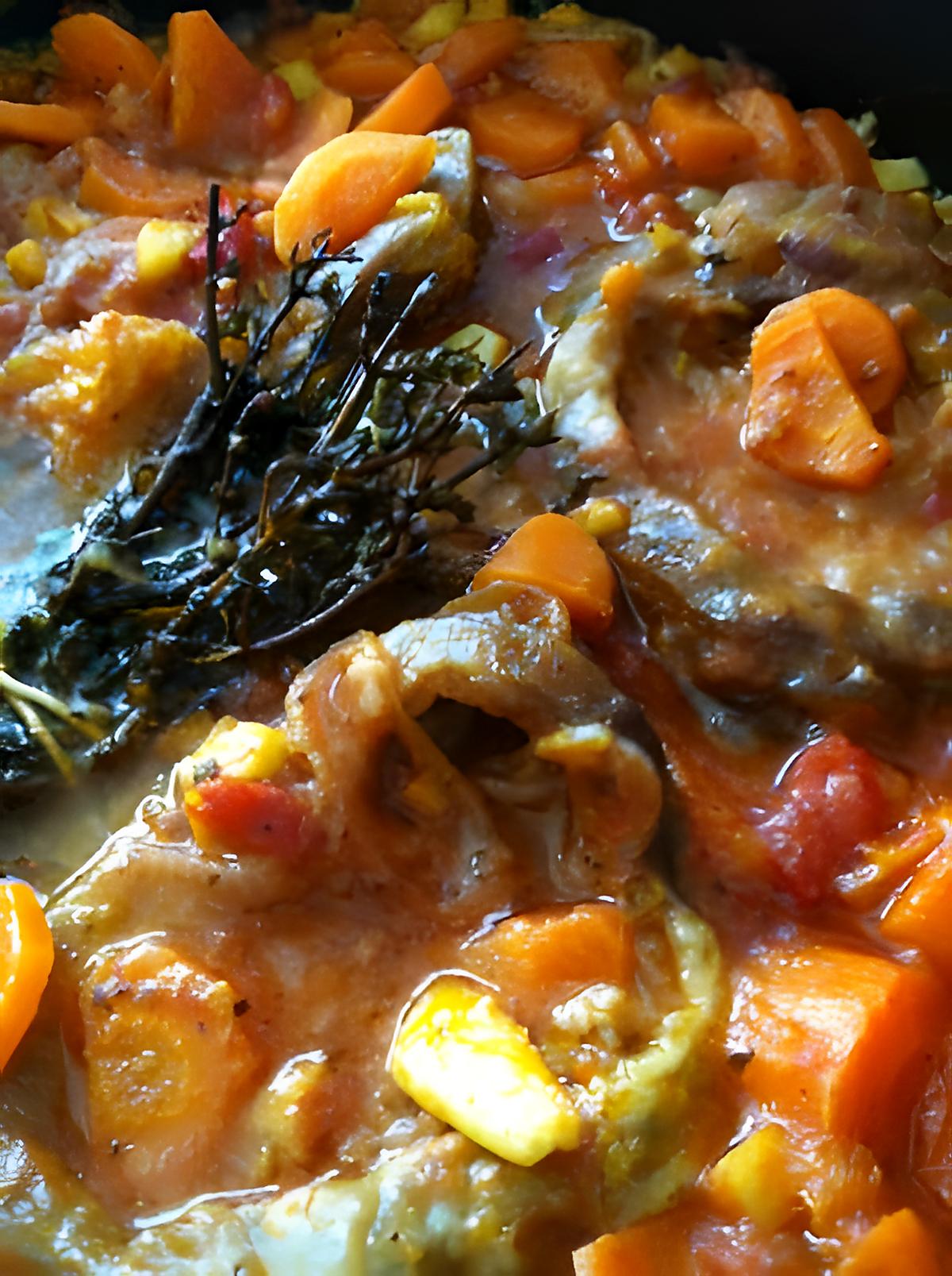 recette OSSO BUCCO AUX AGRUMES