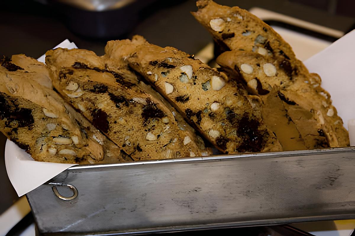 recette biscotti amande chocolat