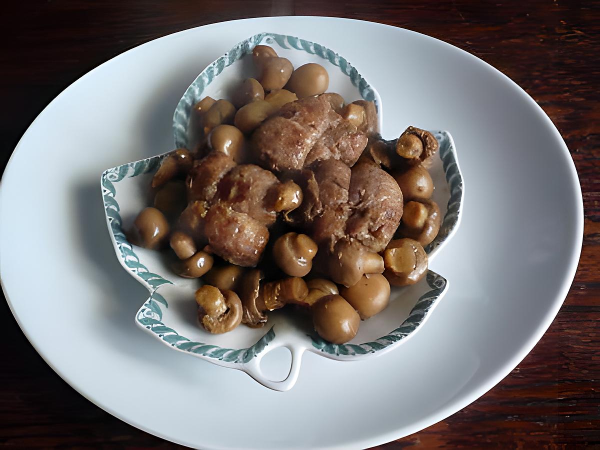 recette Paupiettes de veau aux champignons