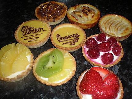 recette tartelettes aux fruits