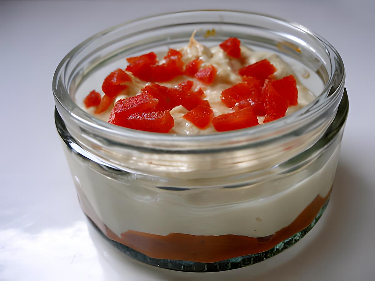 recette VERRINE SUR TROIS COULEURS