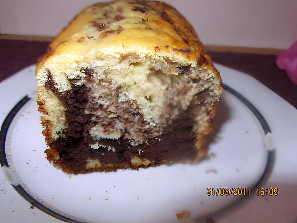 recette CAKE MARBRE
