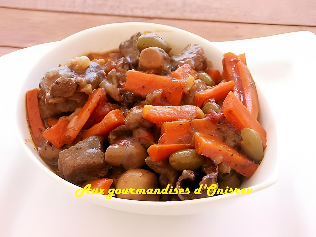 recette Estouffade Provençale de boeuf aux carottes