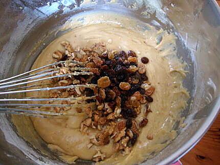 recette CAKE ARDECHOIS a la creme de marron et choco blanc