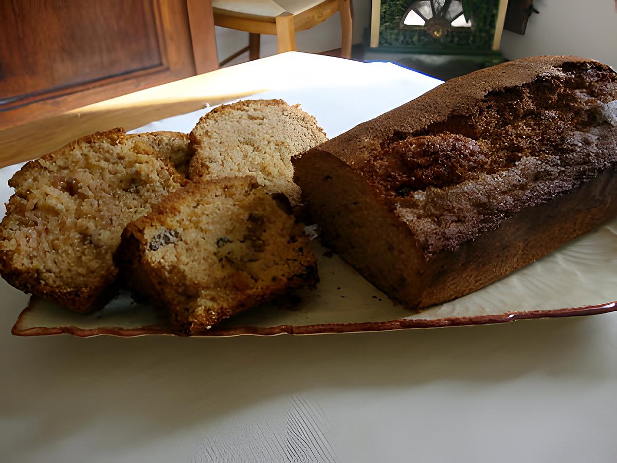 recette CAKE ARDECHOIS a la creme de marron et choco blanc