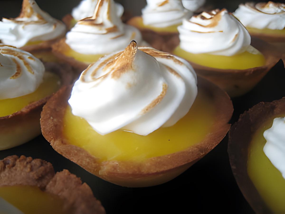 recette Tartelette au citron meringuée