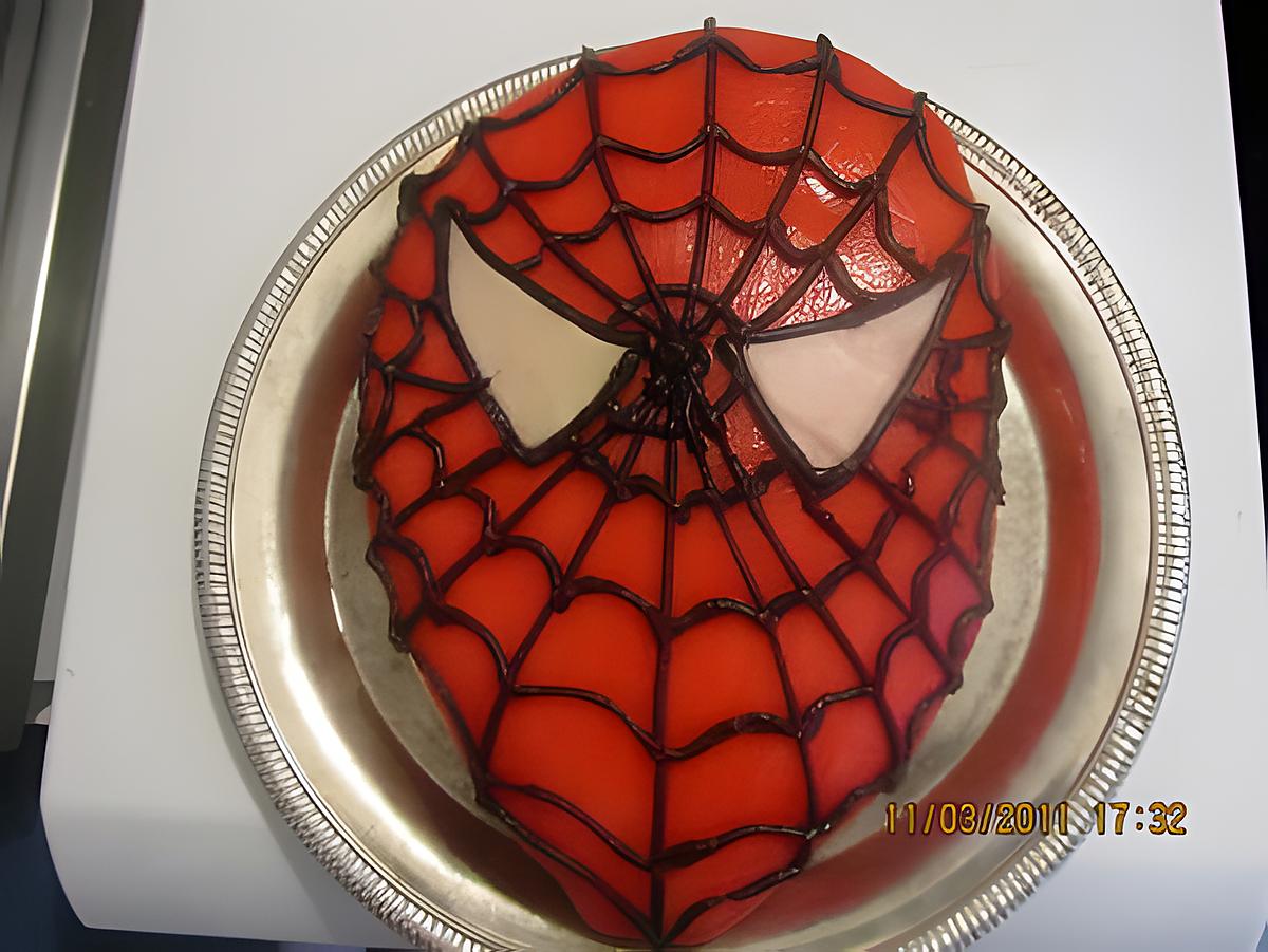 recette GATEAUX  SPIDER-MAN