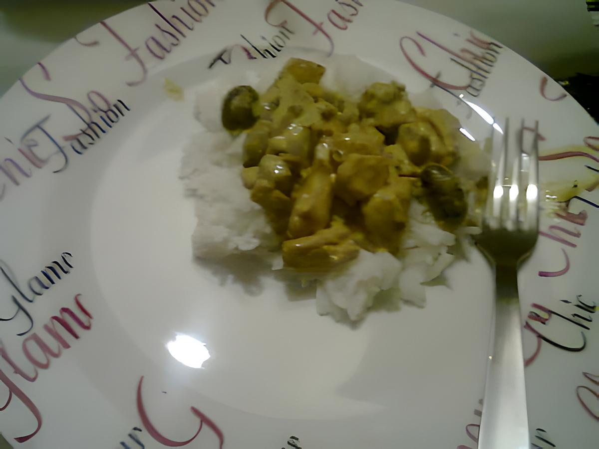 recette Riz sauce au curry