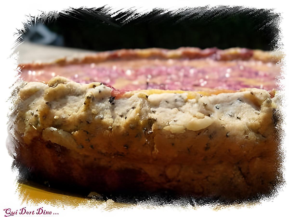 recette Tarte rustique groseilles & coco