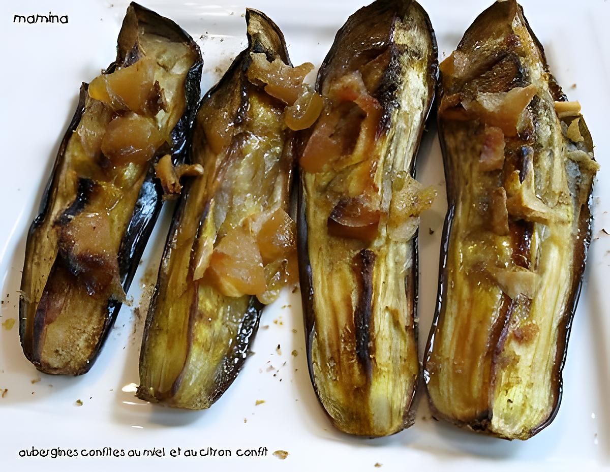 recette Aubergines confites