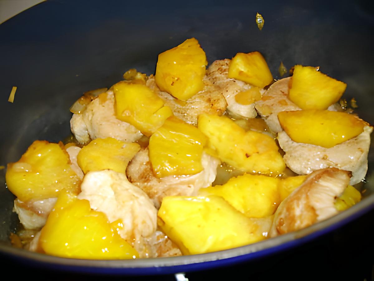 recette filet mignon de porc à l'ananas