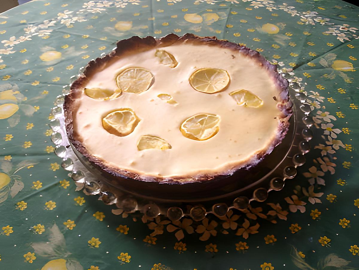 recette Tarte au citron..