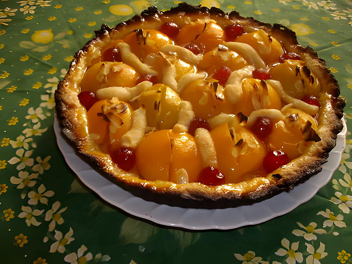 recette Tarte aux Péches jaunes.