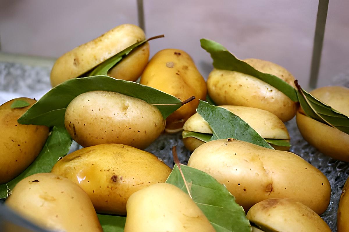 recette Pommes-de-terre vapeur au laurier