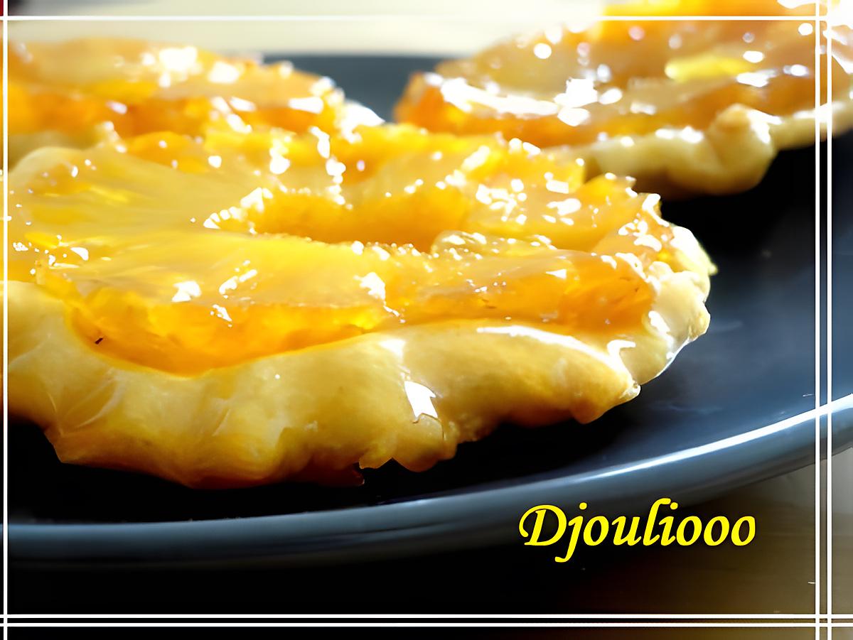 recette Tartelettes façon Tatin à l'Ananas