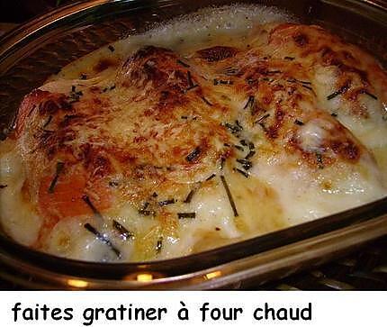 recette Endives gratinées à la truite fumée