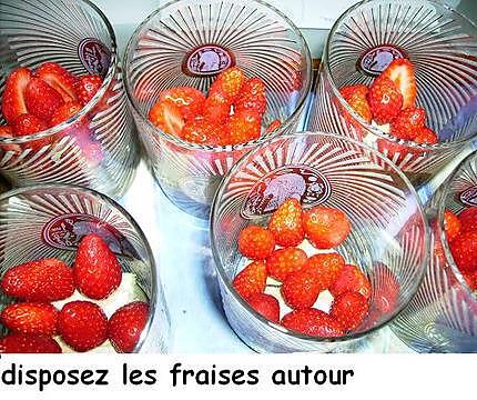 recette Fraises « Tiramisu et chantilly »