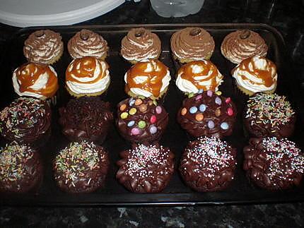 recette cupcake tout choco