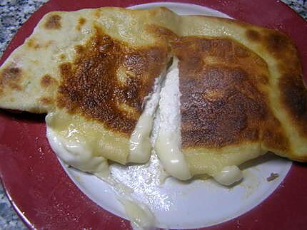 recette naans au 3 fromages