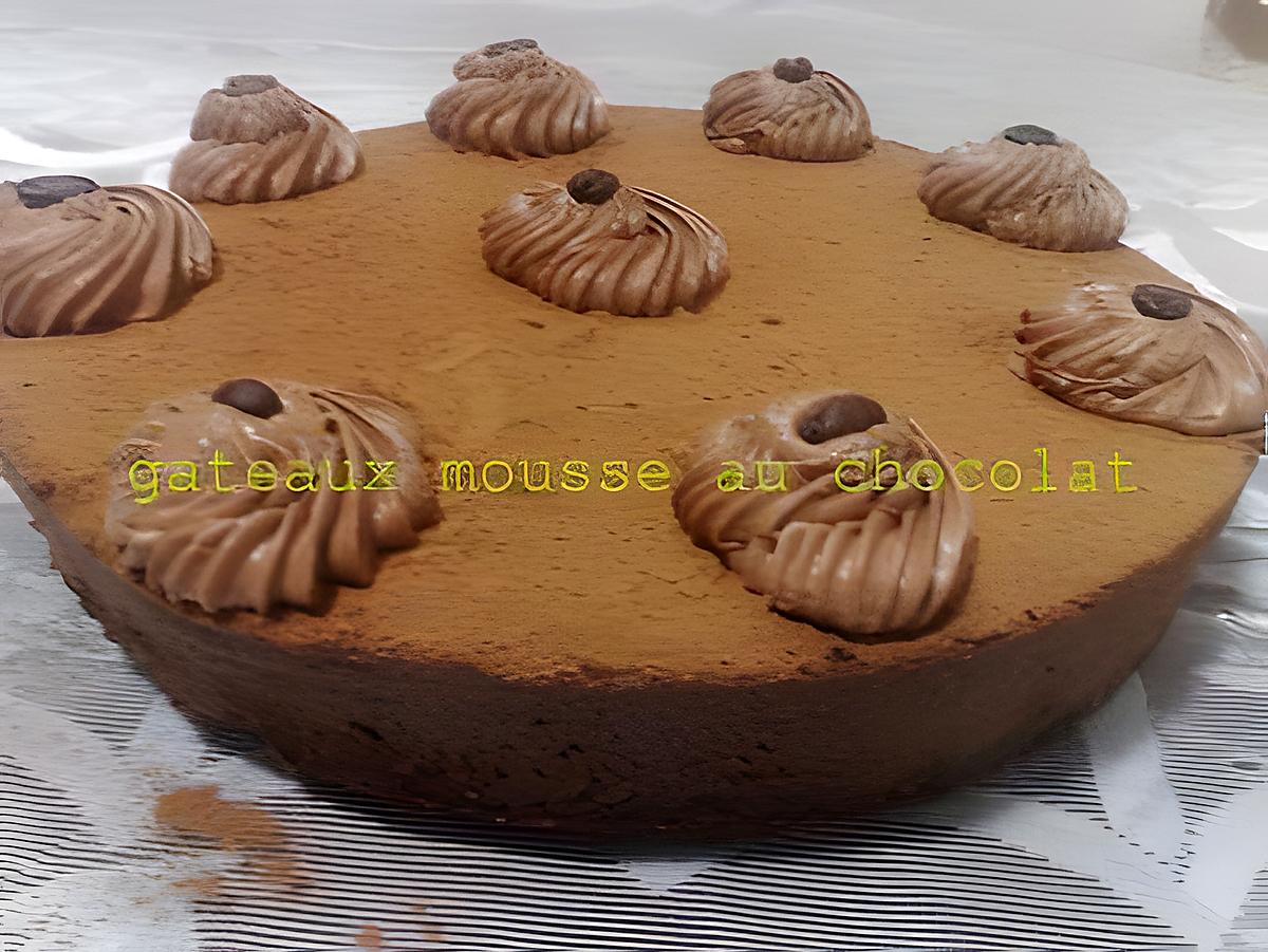 recette gâteaux mousse au chocolat: