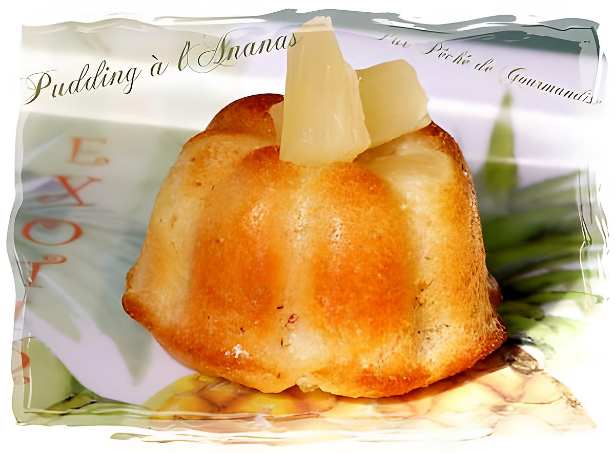 recette Pudding à l'ananas