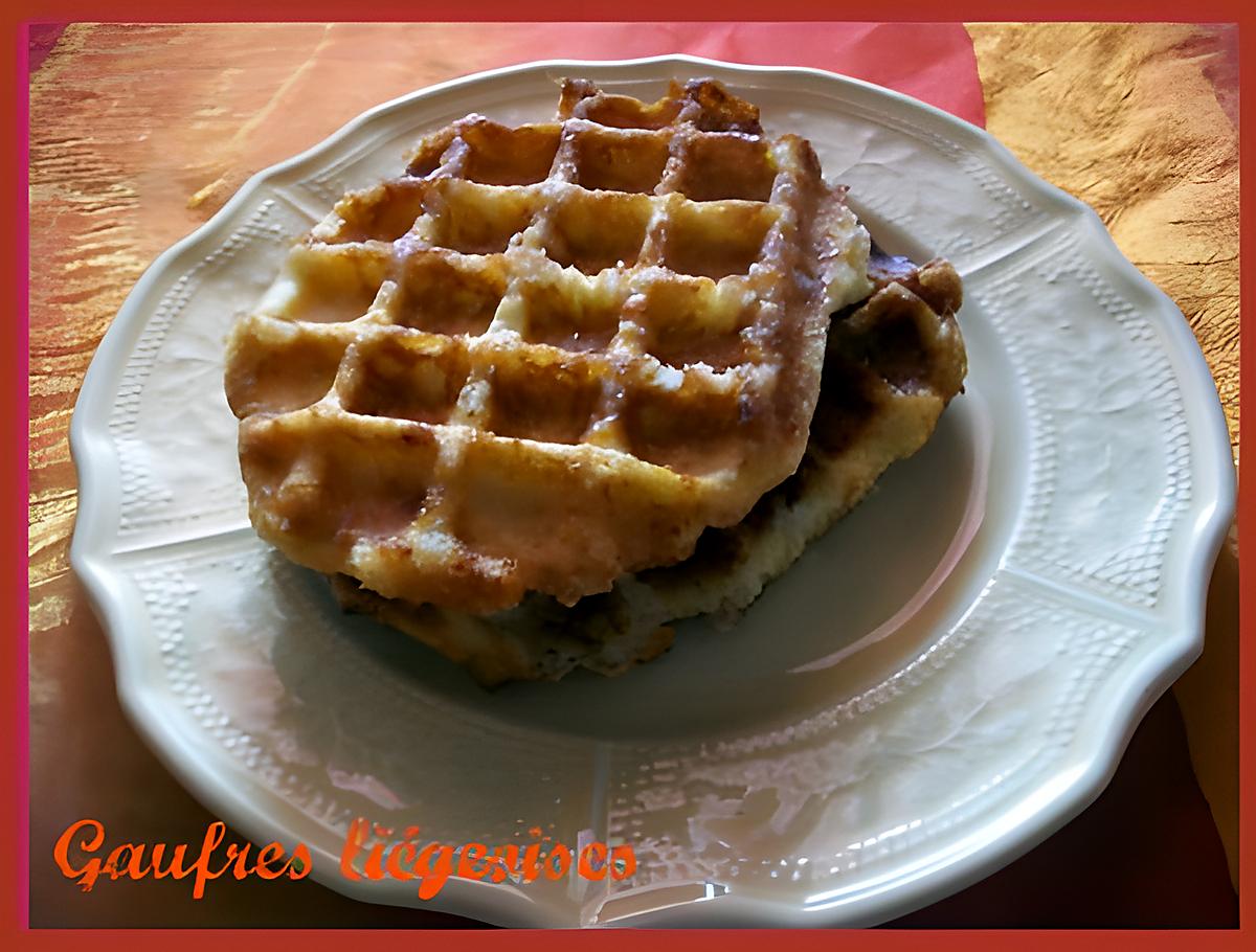 Gaufres liégeoises - Quand Nad cuisine