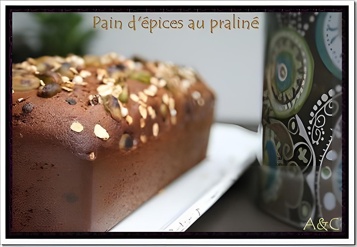 recette ** On revisite le Pain d' épices dans une version ultra moelleuse au praliné & aux pistaches grillées **