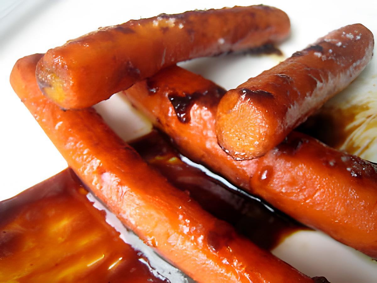 recette carottes confites et caramel au pain d'épices