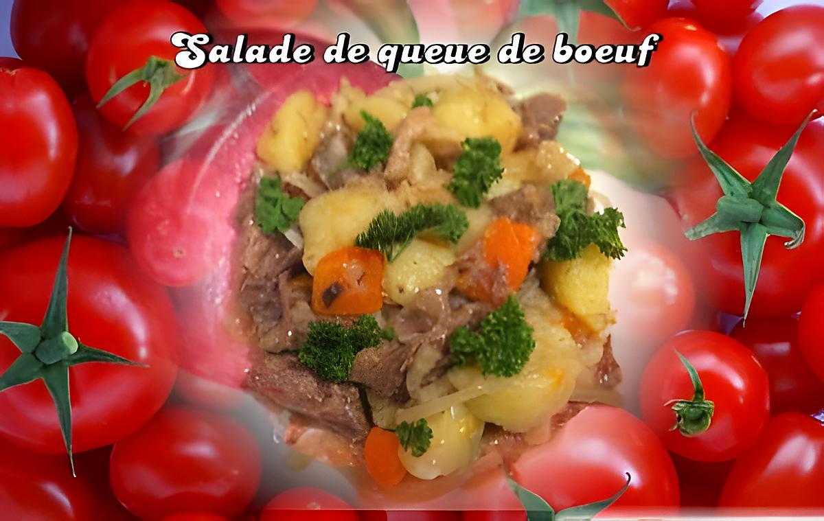 recette Salade de queue de boeuf.