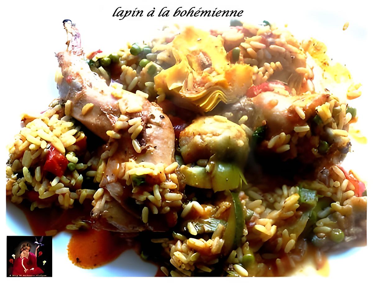 recette lapin à la bohémienne