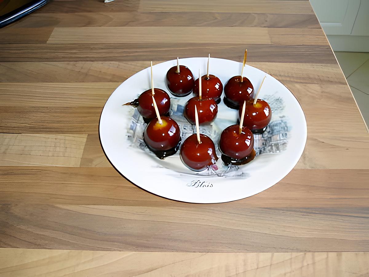 recette sucettes de tomates cerise caramélisées