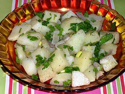 recette SALADE DE POMMES DE TERRE