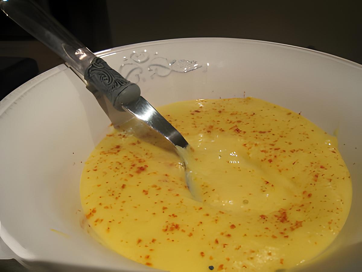 recette soupe de topinambours , curry et miel