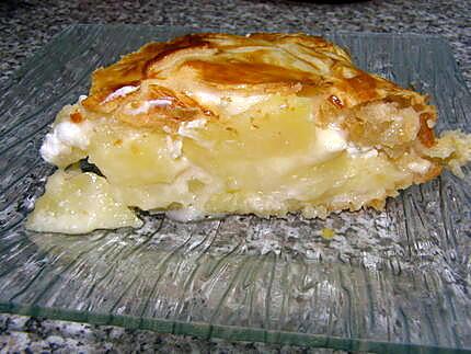 recette tourte pommes de terre 4 fromages