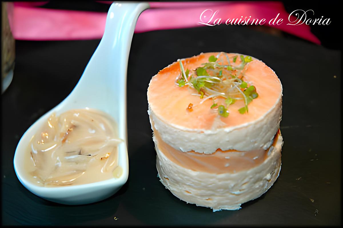 recette Mousseline aux deux saumons