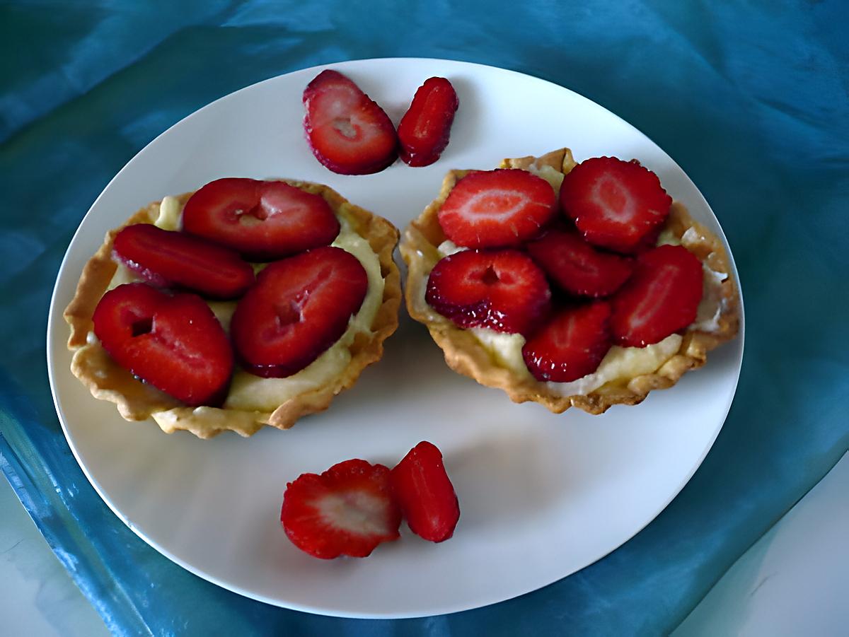 recette Tartelettes aux fraises allégées