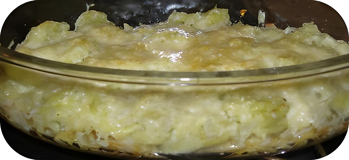 recette Gratin de Ravioles du Daupiné sur Lit d'Oignons Caramélisés