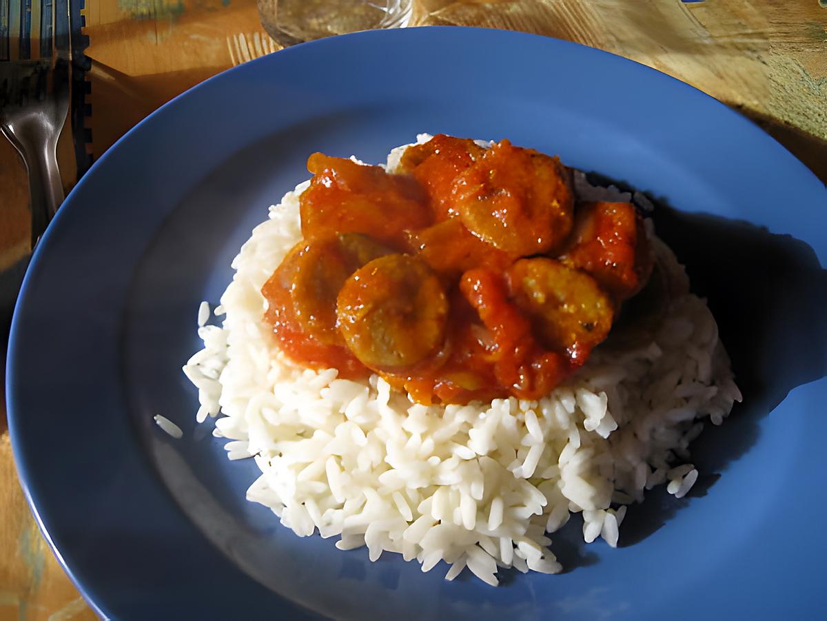 recette Rougail de saucisses