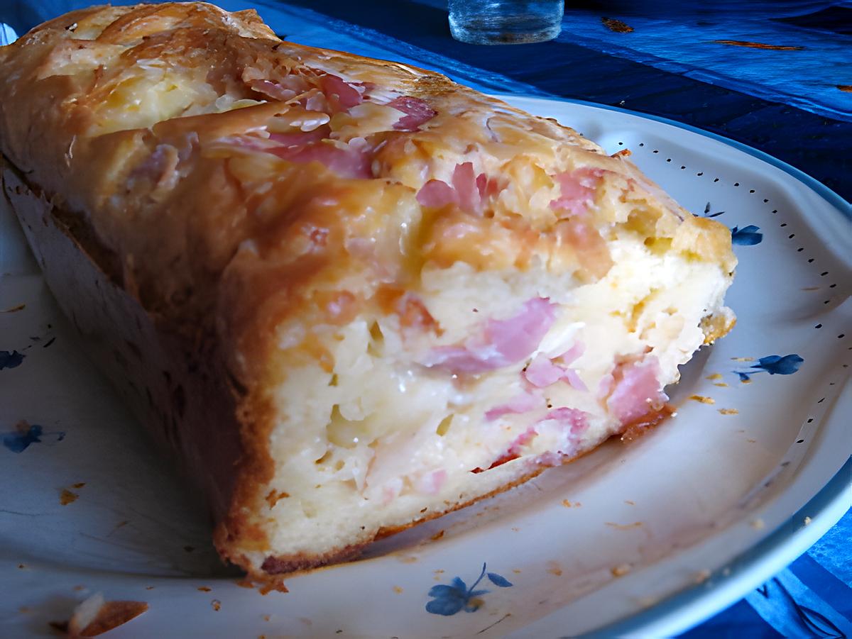 recette Cake à la raclette et au bacon