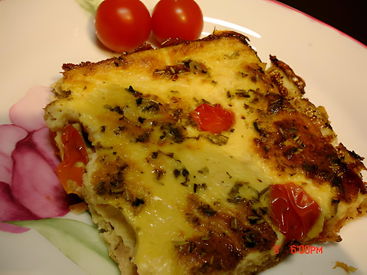 recette Clafoutis au thon et tomates cerises