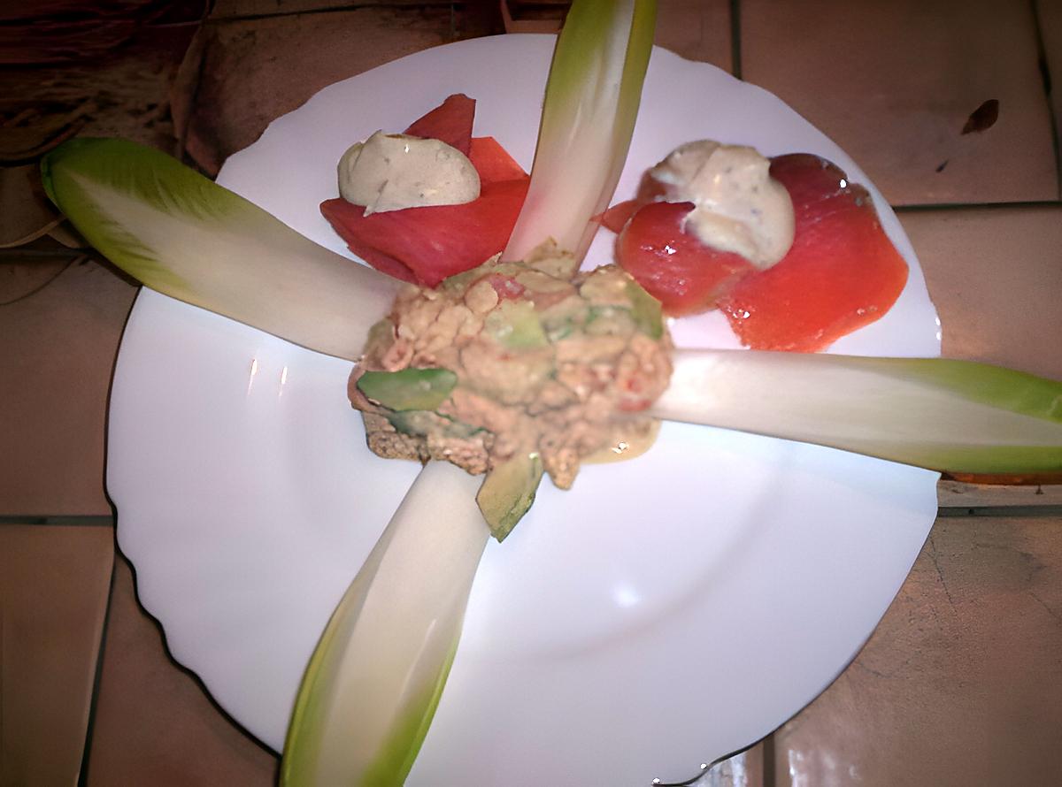 recette Salade d'avocat au crabe