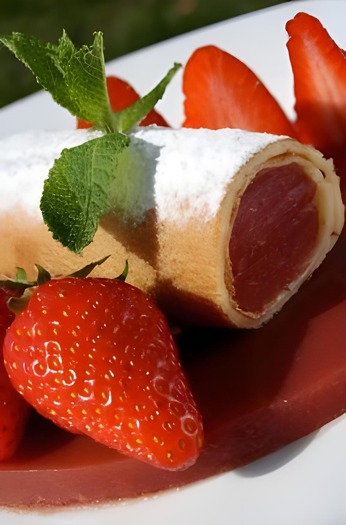 recette crêpe au fraise