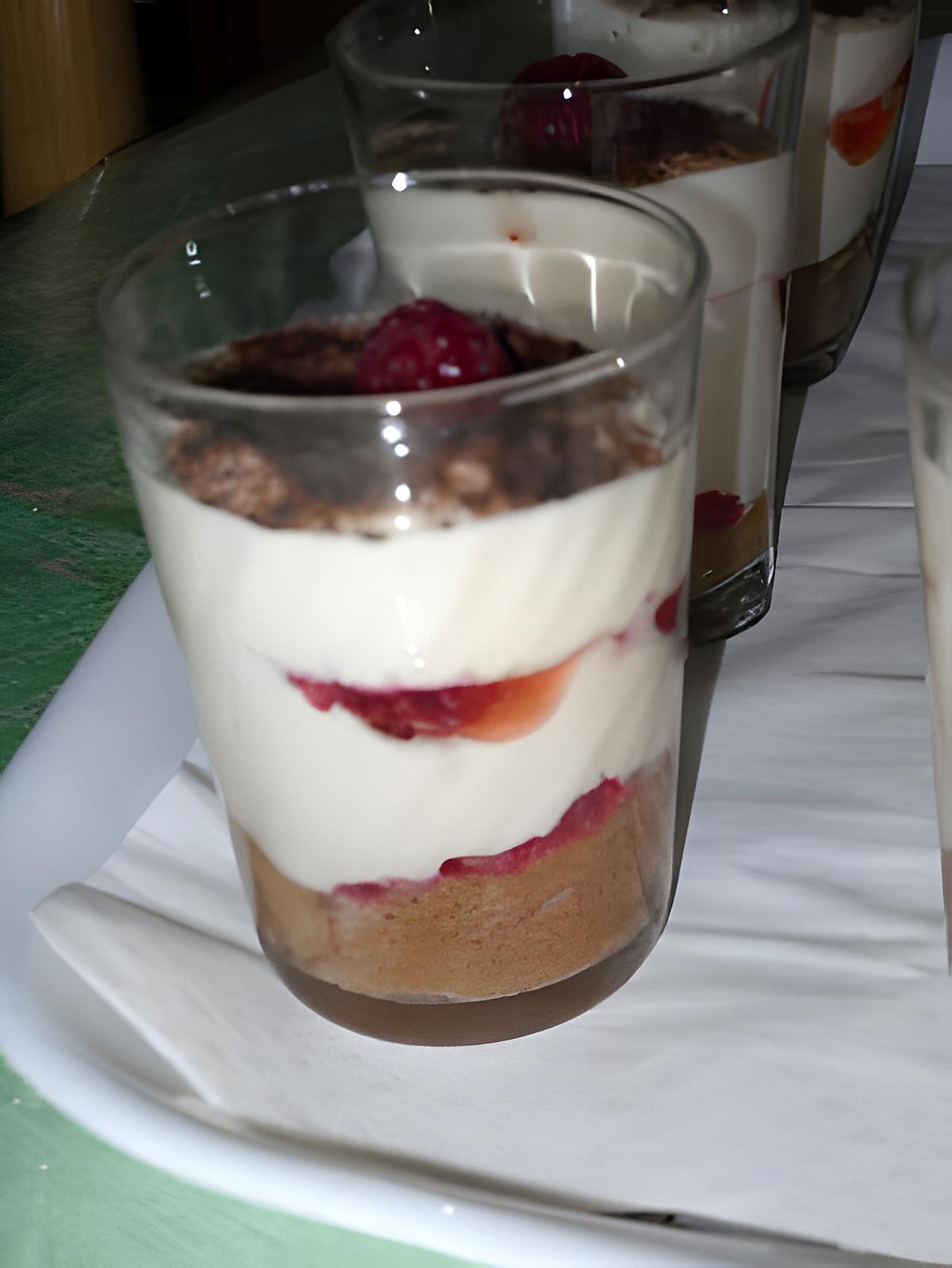 recette Tiramisu framboise